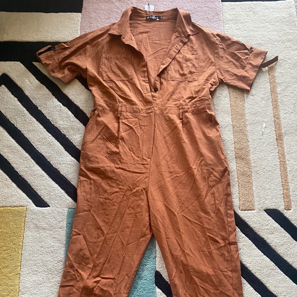 Rust Jumpsuit